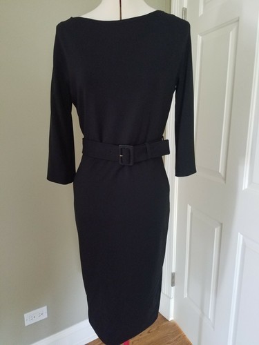 Abito nuovo con etichette Gucci nero maniche a 3 4 taglia XL