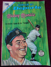 1968 DEPORTE comic MICKEY MANTLE biography BASEBALL PLAYER NEW YORK YANKEES rare