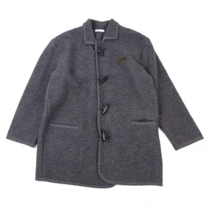 Papas Compressed Wool Toggle Button Half Coat Size M-L(K-136649) - Picture 1 of 12