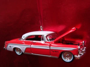 * NEW CLASSIC * 1955 55 DESOTO FIREFLITE RED & WHITE CHRISTMAS ORNAMENT - Picture 1 of 1