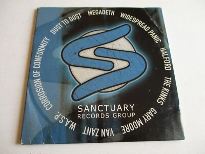 SANCTUARY RECORDS GROUP 2001 CD Sampler Promo Only Megadeth/ Gary Moore/Van Zant - Image 1 of 2