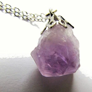 Rough amethyst pendant (no treatment or manipulation) - Bild 1 von 6