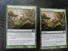 Fungal Sprouting - m13 - 2x- Magic the Gathering - Lp/Nm - See Photos