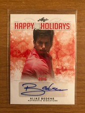 2016 Leaf Happy Holidays Aljaz Bedene autograph card