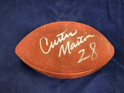 Curtis Martin autographed NFL Football JSA GG35026 - Image 1 of 4