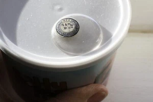 BULL'S EYE POCKET WATCH GLASS CRYSTAL VTF  14  14/16  9 6/8   104 - Picture 1 of 2