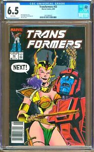 Transformers #53 (1989) CGC 6.5  WP  Budiansky - Delbo - Lee - Hunt  "NEWSSTAND"