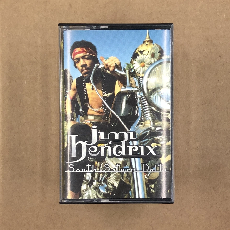 JIMI HENDRIX Cassette Tape 60s Rock Psychedelic SOUTH SATURN DELTA RARE MIXES - Image 1 of 4