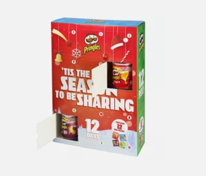 Pringles Season to Be Sharing 40g Dosen 12 Tage Adventskalender Weihnachten Snack - Bild 1 von 5