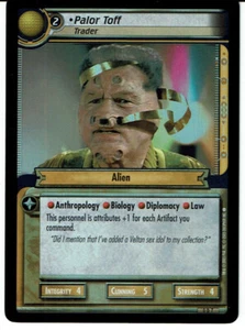TARJETA PROMOCIONAL STAR TREK CCG 2E 0D7 PALOR TOFF (lámina) - Imagen 1 de 1