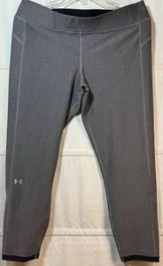 Under Armour Compression Women’s XL Gray Skinny Leggings Polyester Solid Gym - Picture 1 of 6