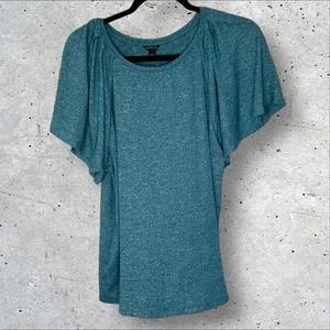 Ann Taylor neu mit Etikett Flatterärmel türkis Bluse Top Größe Large $ 49 klassisch Business - Bild 1 von 12