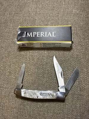 Cuchillo plegable de bolsillo Schrade Imperial hielo agrietado grande ganadero - IMP14L Foto 1 de 3