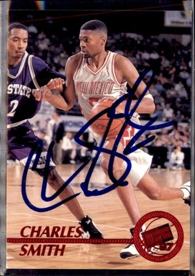 1997 Press Pass Чарльз Смит Авто/Подписанный IP - Изображение 1 из 2