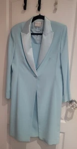 Frank Usher MOB Bräutigam Outfit Mantel & Kleid Größe UK 14 - Bild 1 von 10