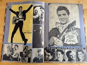 Vintage Elvis Presley Memorabilia Scrapbook 50s Films Army Newspaper RARE E14 - Picture 1 of 13
