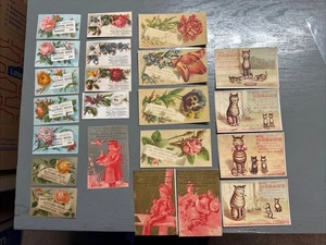 Lot of 20 Victorian Trading Cards Varying Condition. Check Condition. G19 - Picture 1 of 8