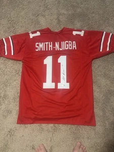 Jaxon Smith-Njigba Ohio State Signed Jersey Beckett COA Autographed - Picture 1 of 3