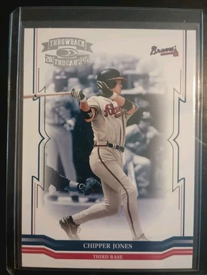 2005 Donruss Throwback Threads - Chipper Jones #10 - Image 1 of 2