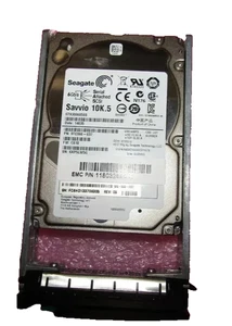 SEAGATE SAVVIO 10K.5 900GB 10K RPM SAS 2.5" ST9900805SS W/ EMC TRAY - Picture 1 of 3
