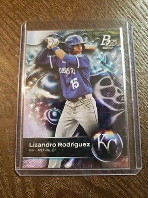 2023 Bowman Platinum Baseball #TOP-64 Lizandro Rodriguez Ice Foil - Image 1 of 2