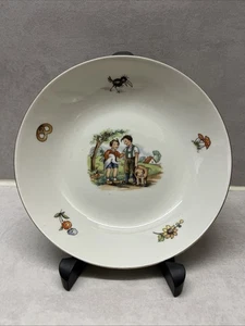 Piatto per bambini RDT 19 cm fiabe Hans Im Glück zuppiera fratelli Grimm - Foto 1 di 3
