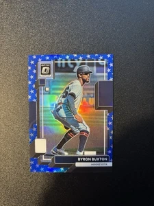 2022 Byron Buxton Panini Donruss Optic Stars Blue /76 Twins Card NM - Picture 1 of 2