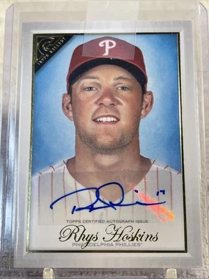 2019 Topps Gallery Rhys Hoskins AUTO #106 Phillies - Image 1 of 2