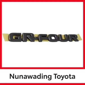 Genuine Toyota GR-FOUR Tailgate Emblem for GR Yaris - Picture 1 of 4