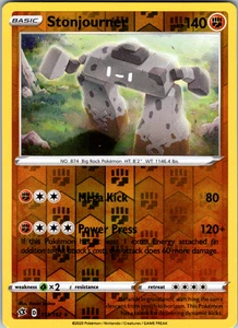 Stonjourner Reverse Holo 111/192 SWSH02: Rebel Clash Rare - NM - Picture 1 of 2