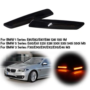 Lámparas de luz de señalización lateral para guardabarros para BMW F10 F11 F18 serie 5 intermitente 2011-2016 - Imagen 1 de 7