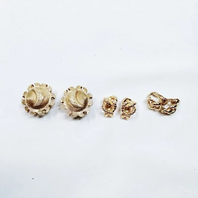 SIN TARIFA Pendientes Dior Juego de 3 Metal Dorado 1566710 Foto 1 de 4