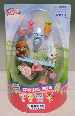 Littlest Pet Shop Kohls Exclusive Spring Egg Rabbit #231 Chick #232 Beagle #233 - Image 1 of 4
