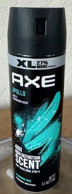 Axe XL Apollo para hombres desodorante spray corporal, 5,1 oz salvia y madera de cedro ¡ENVÍO RÁPIDO! Foto 1 de 3