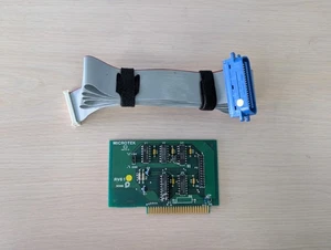 RARE Apple MicroTek Printer Interface Card for II, II+, IIe - With Printer Cable - Picture 1 of 6