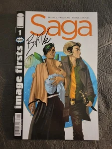 IMAGE FIRSTS: SAGA #1 • FIRMATO DA BRIAN K VAUGHAN • RISTAMPA SAGA #1 - Foto 1 di 11