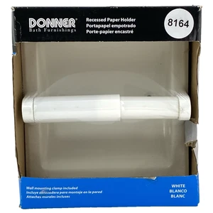 MOEN Donner kommerzieller Toilettenpapierhalter gletscherweiß eingelassen 💲 DN5075W - Bild 1 von 10