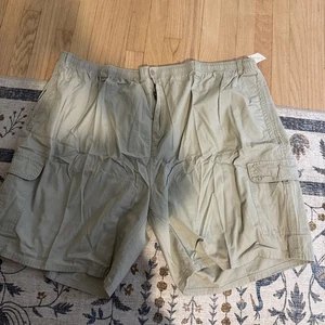 Pantalones cortos de algodón caqui tostado Big Dogs 5X nuevos con etiquetas de colección - Imagen 1 de 5