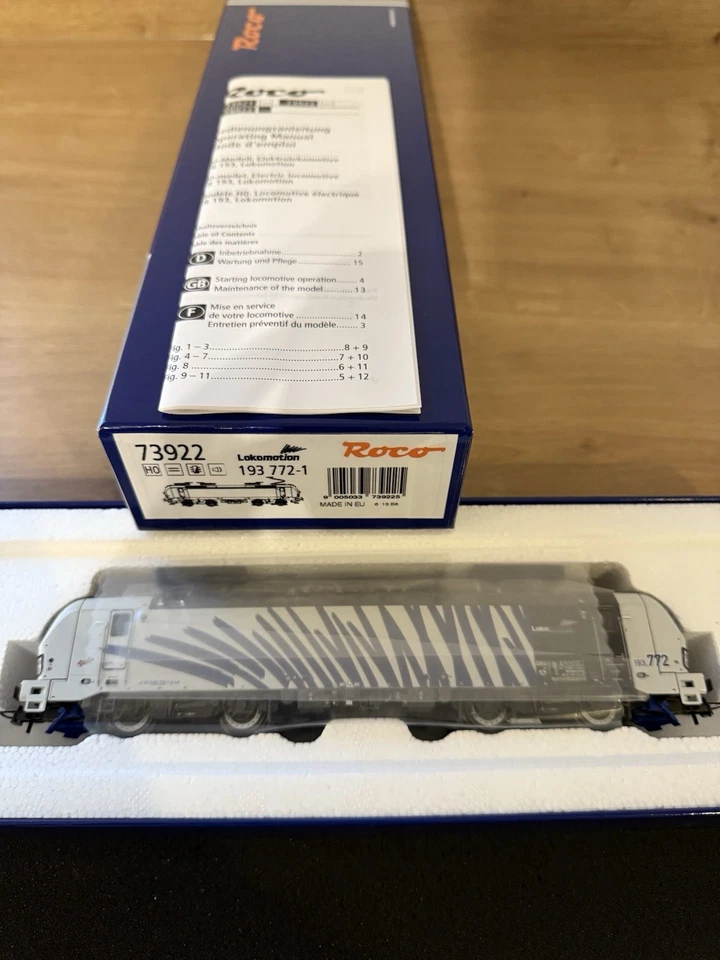 Roco 73922 E-Lok 193 772 Lokomotion Zebra Vectron Digital+Sound DCC H0 - Bild 1 von 4