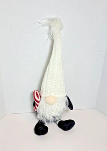 Gnomo con Bastón de Caramelo Relleno Decoración o Tope de Puerta 20" Alto - Imagen 1 de 7