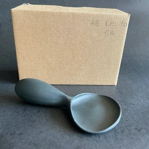 Aldo Bakker for t.e. Thomas Eyck Black Porcelain Salt Cellar FREE US SHIP - Picture 1 of 6