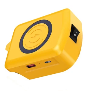 1* Wireless Charger Adapter For Dewalt 20V Batteries Multi-device Compatibility - Zdjęcie 1 z 11