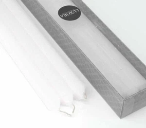 6 x AUSTRALIAN MADE Square Dinner Candles 22mm x 400mm Candles Unscented - Picture 1 of 5
