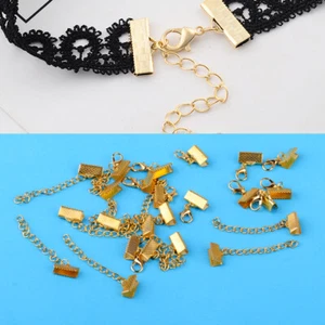 12pcs Jewelry Bracelet Ends Necklace Chain Extender Lobster Clasp Clip DIY - Picture 1 of 2