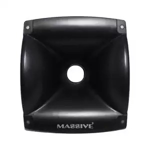 Massive Audio 1" Schraube Aufblende Horn Auto Audio 60 x 40 Bi-Radial schwarz ABS F3 - Bild 1 von 4