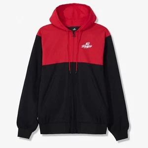 100 Thieves Foundations Windbreaker Black Red Size M - Picture 1 of 5