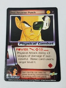 Juego de cartas coleccionables Red Reverse Punch 7 DBZ Dragon Ball Z Saiyan Saga CCG - Imagen 1 de 2