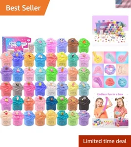 Creative 45 Pack Slime Set - Perfect Birthday Gift & Stress Relief Toy - Picture 1 of 9