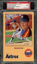1990 Historic Limited Editions Nolan Ryan Series 2 Baseball #7 PSA 9