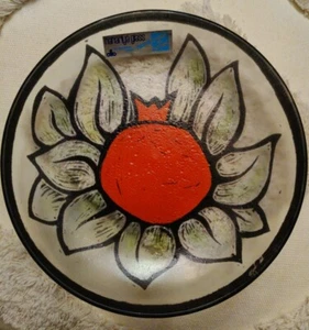 ANDREAS MEYER 🇮🇱 HANDMADE NAHARIYA ART GLASS MADE IN ISRAEL 6" Plate, New! - Picture 1 of 4